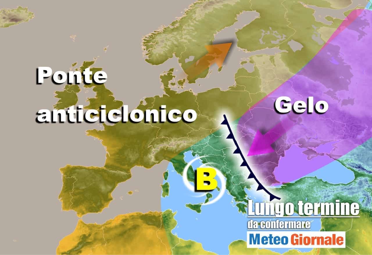 Meteo Lungo termine, verso Natale col pieno INVERNO. Aria fredda