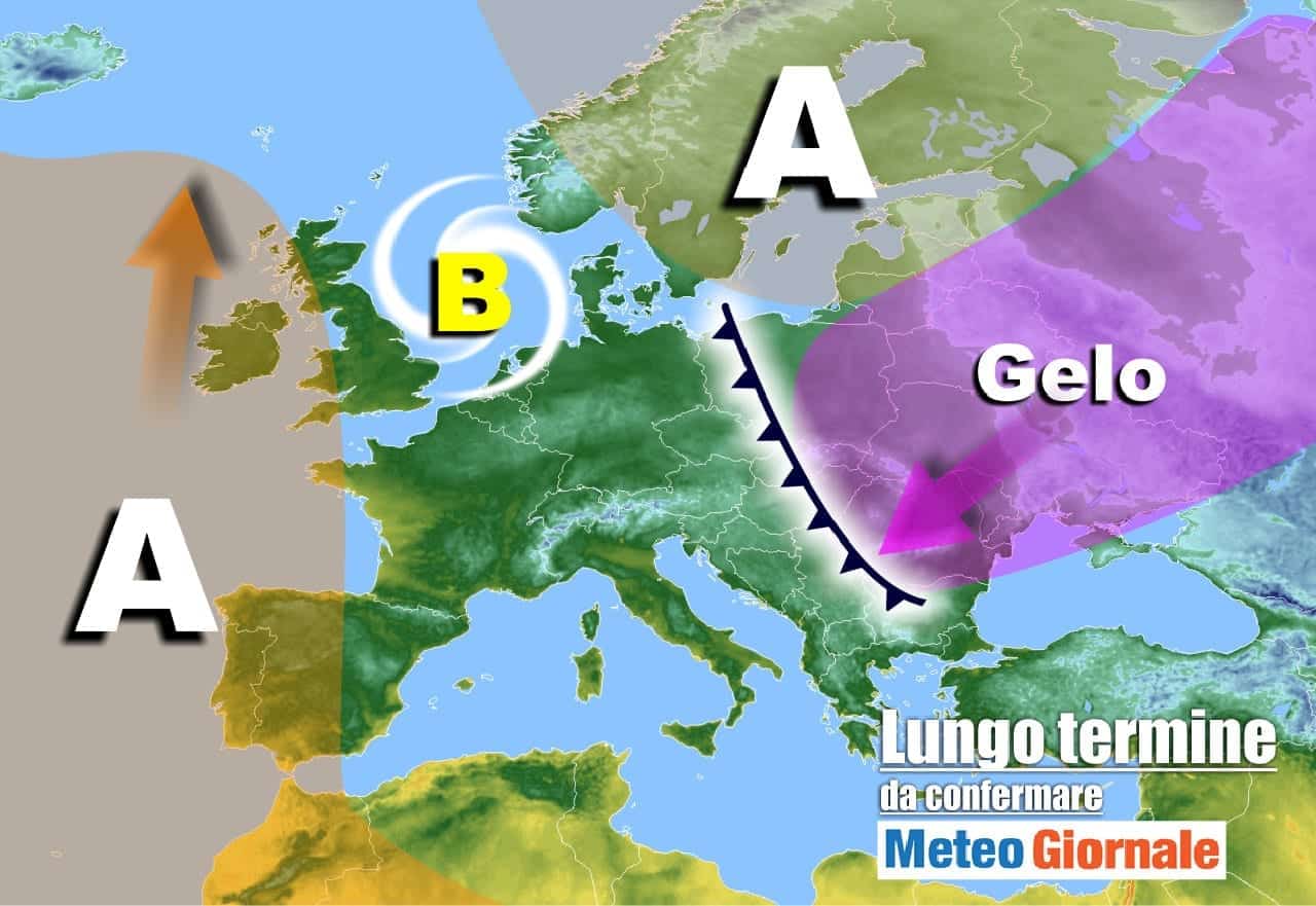 Meteo Italia sul lungo termine: STOP Maltempo, ma incombe rischio GELO