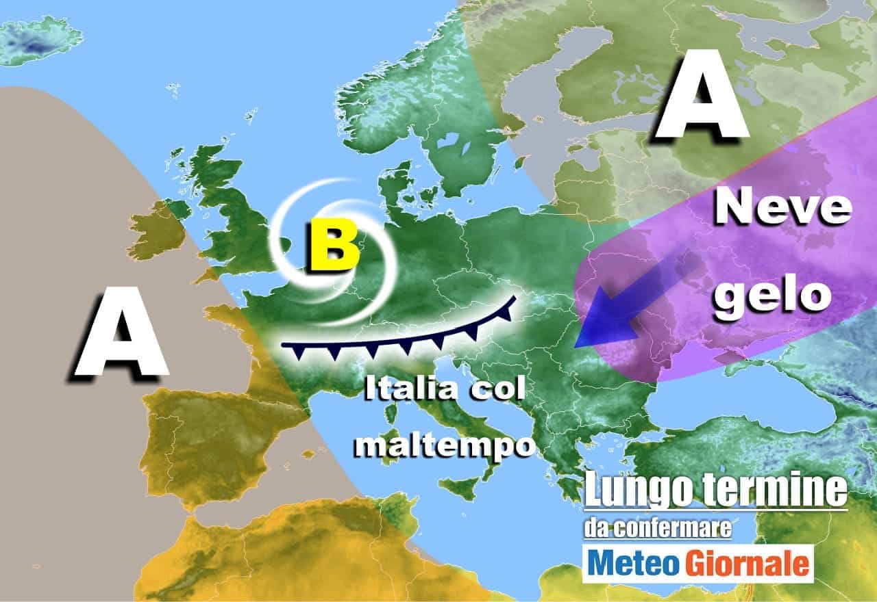 Meteo Italia tra Natale e Capodanno: Anticiclone, Atlantico e Gelo