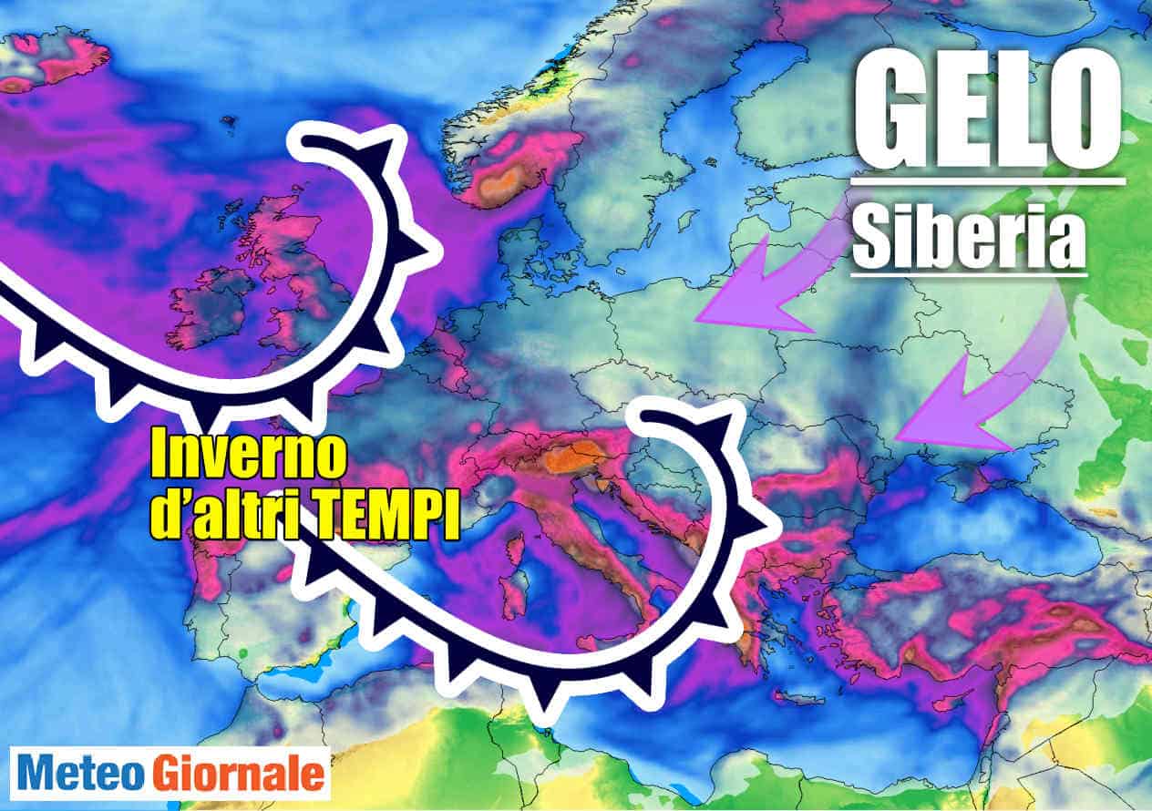 Meteo INVERNALE d’altri TEMPI. Maltempo record. GELO verso Natale