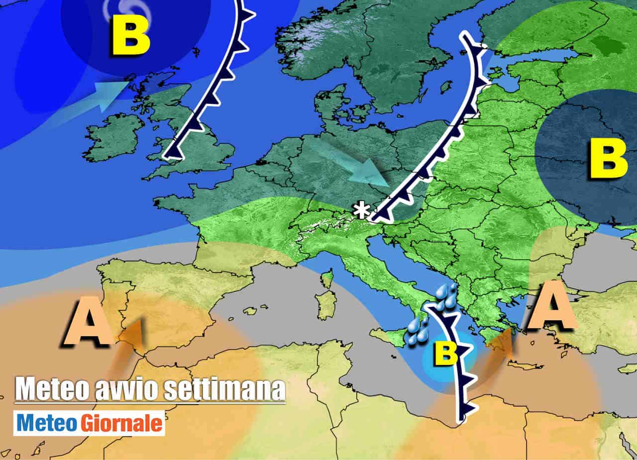 METEO sino a Natale. Tornano pioggia e neve, poi FREDDO punta l’Italia