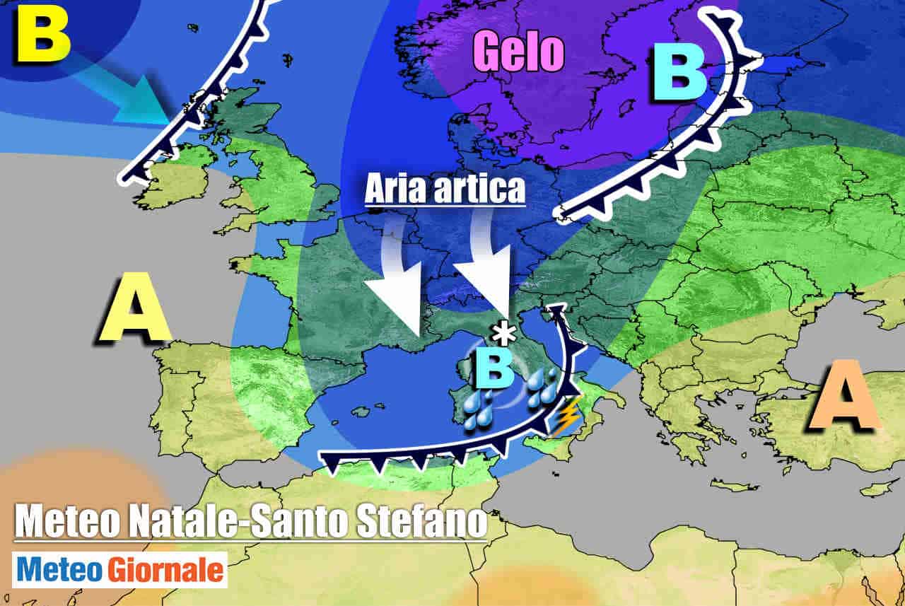 METEO Italia. Risorge l’inverno tra Natale e il 26, con NEVE a quote basse
