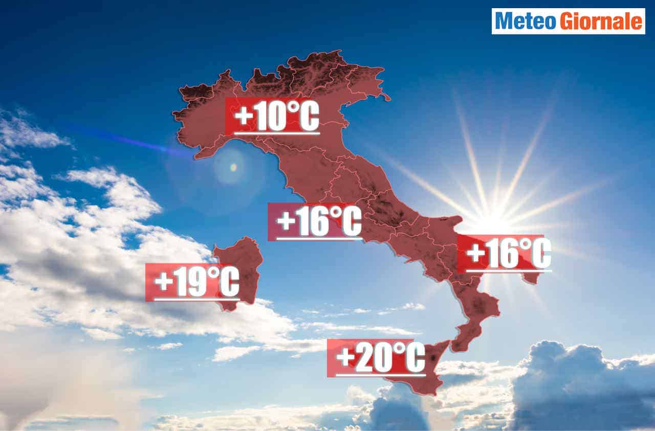 Temperature altissime quest’oggi in Italia