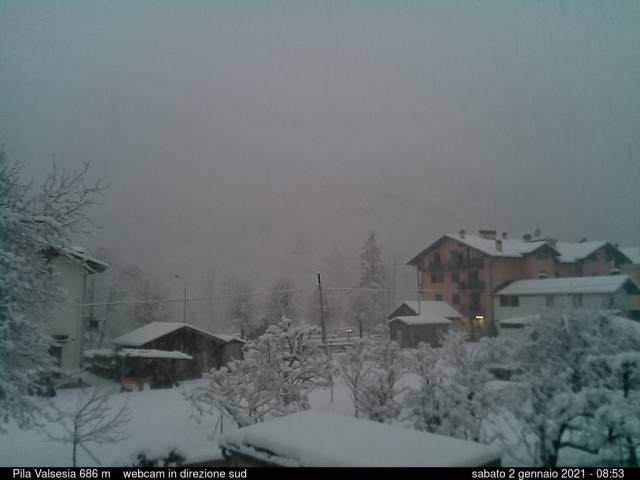 Meteo Webcam Piemonte, tanta neve