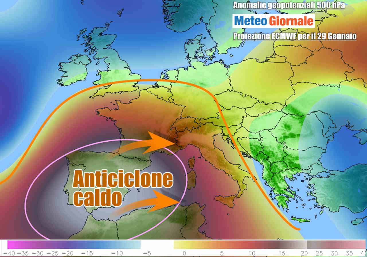 Fulminea Alta Pressione, Troppo Mite in arrivo. Durata, conseguenze