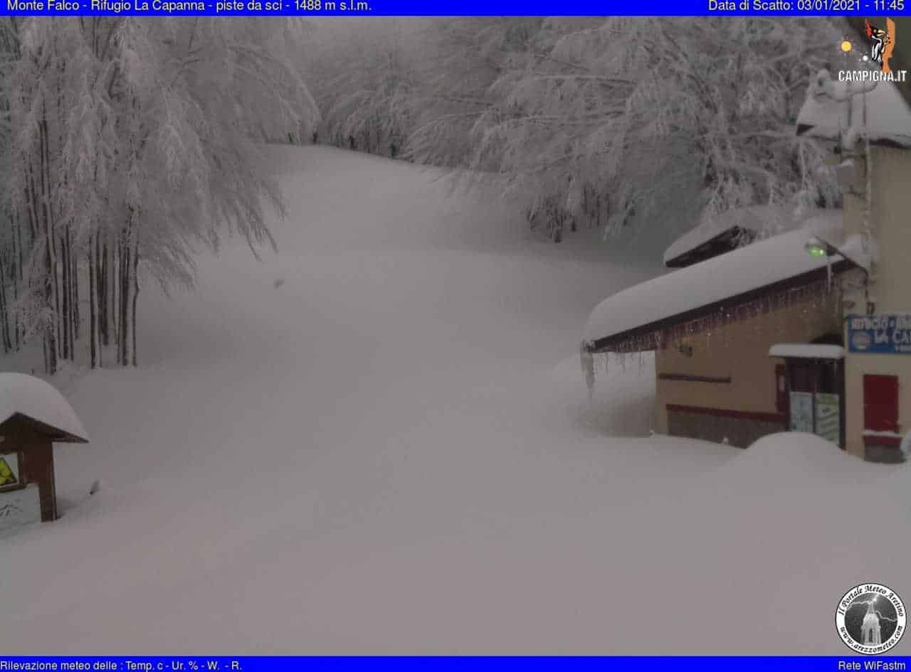 Meteo Appennino, forti nevicate. Eccezionali in quello settentrionale