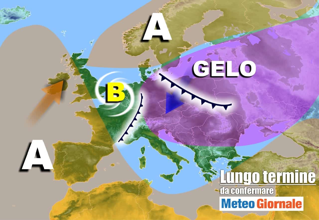 Meteo Italia al 6 Febbraio: incursione del FREDDO a due passi da Italia