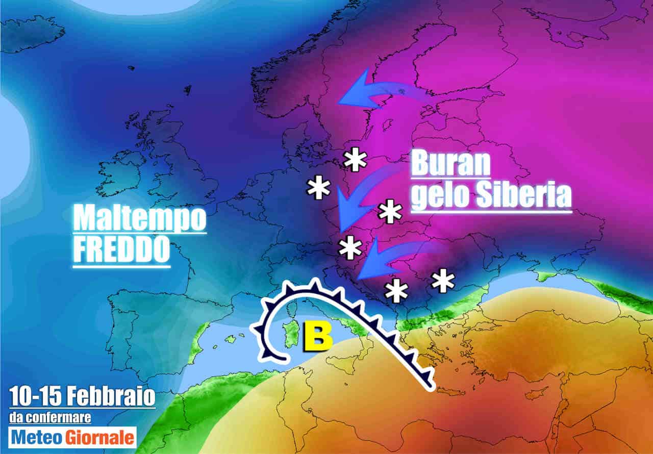 Immenso Blocco di Grande Gelo invaderà la Russia a Febbraio. A Rischio Italia