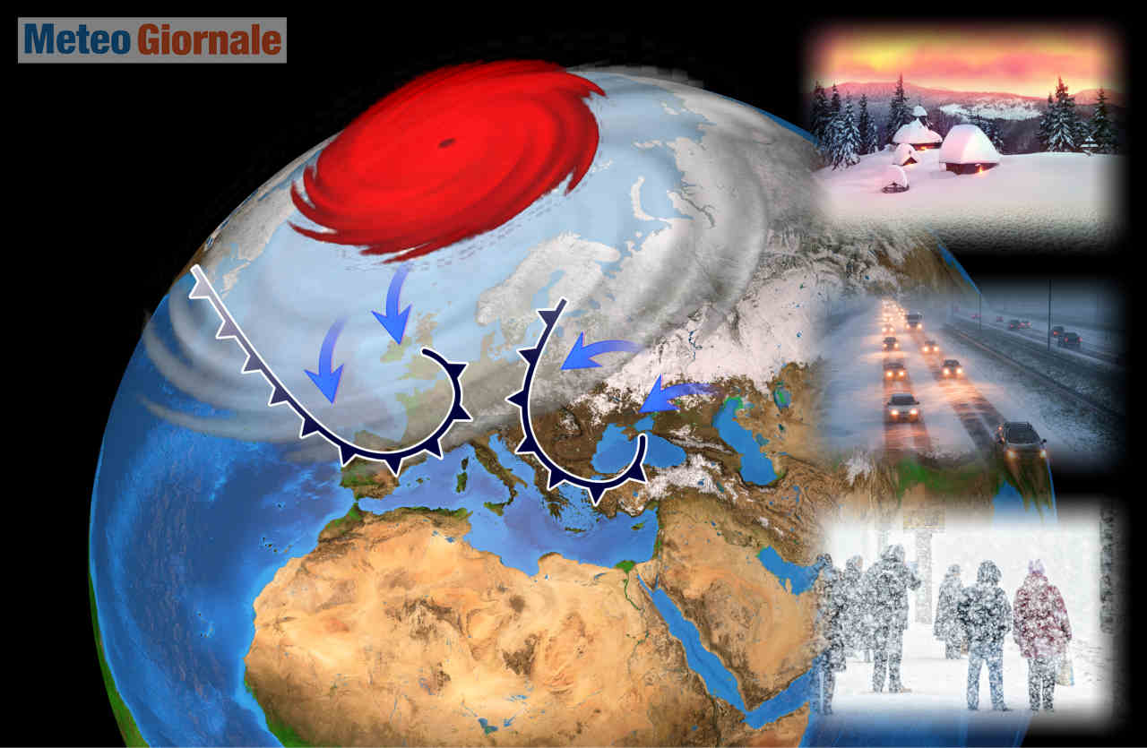 Meteo gelido con rischio Buran.