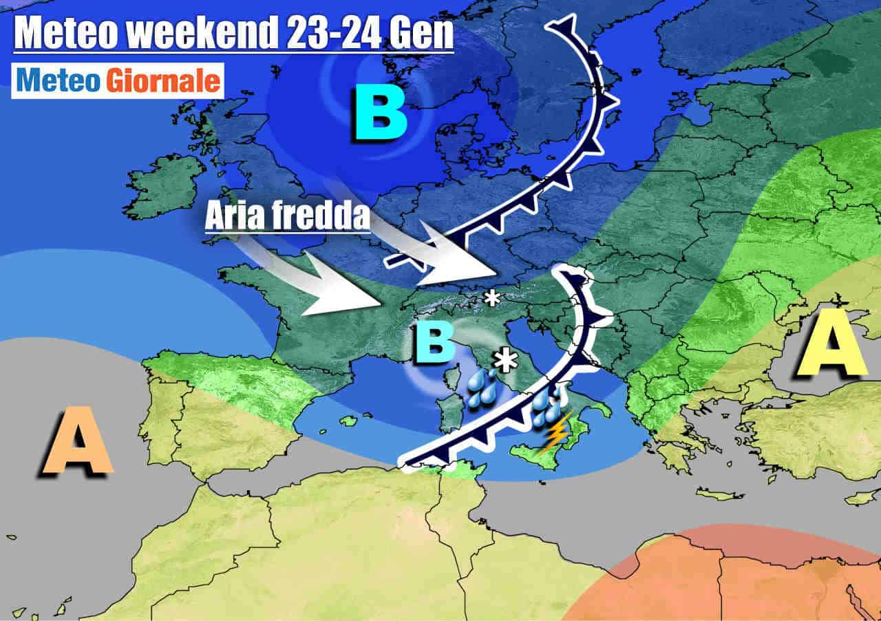 METEO Italia. Prima il furioso maltempo, poi torneranno freddo e neve