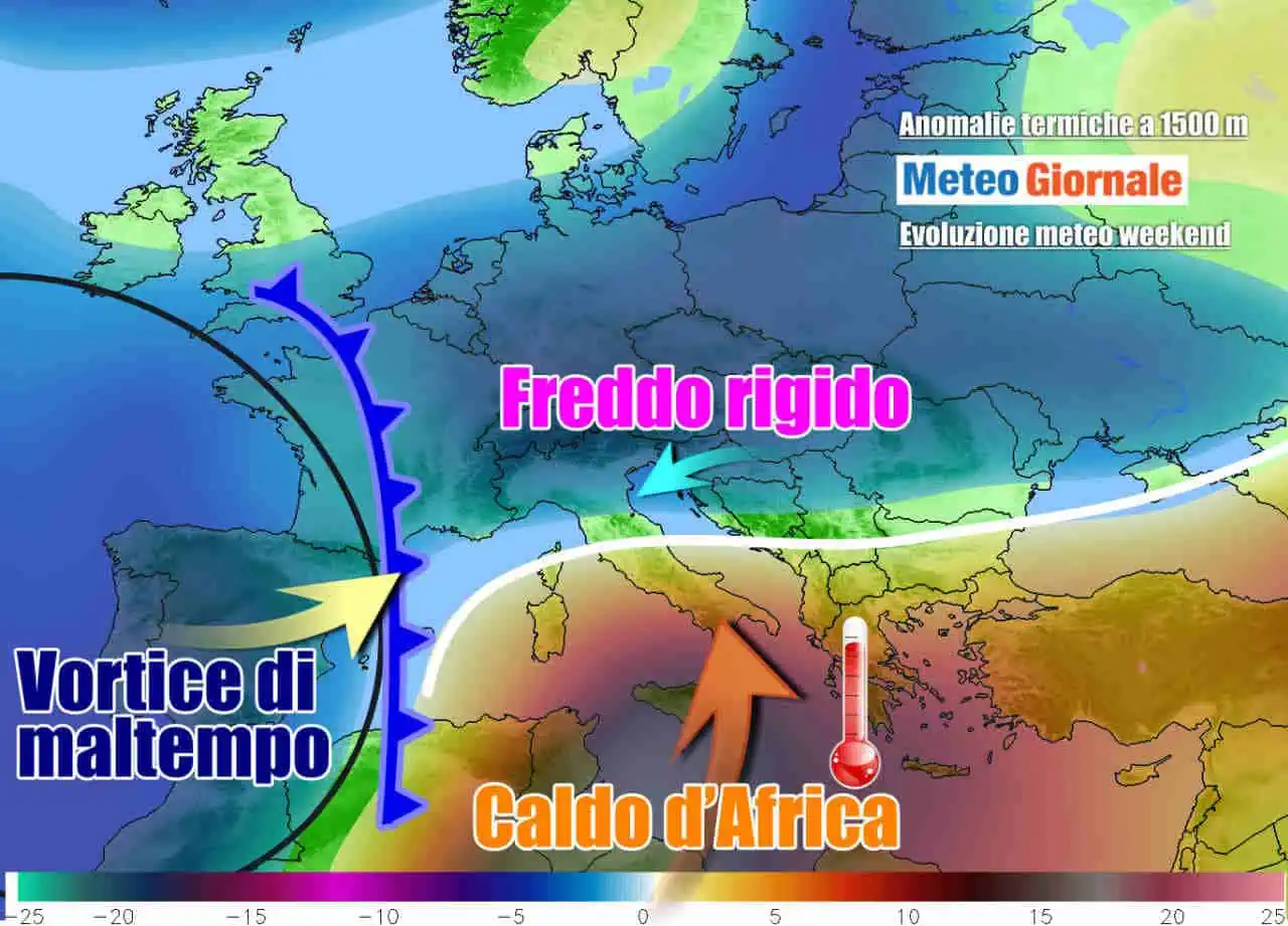 Tendenza per il weekend