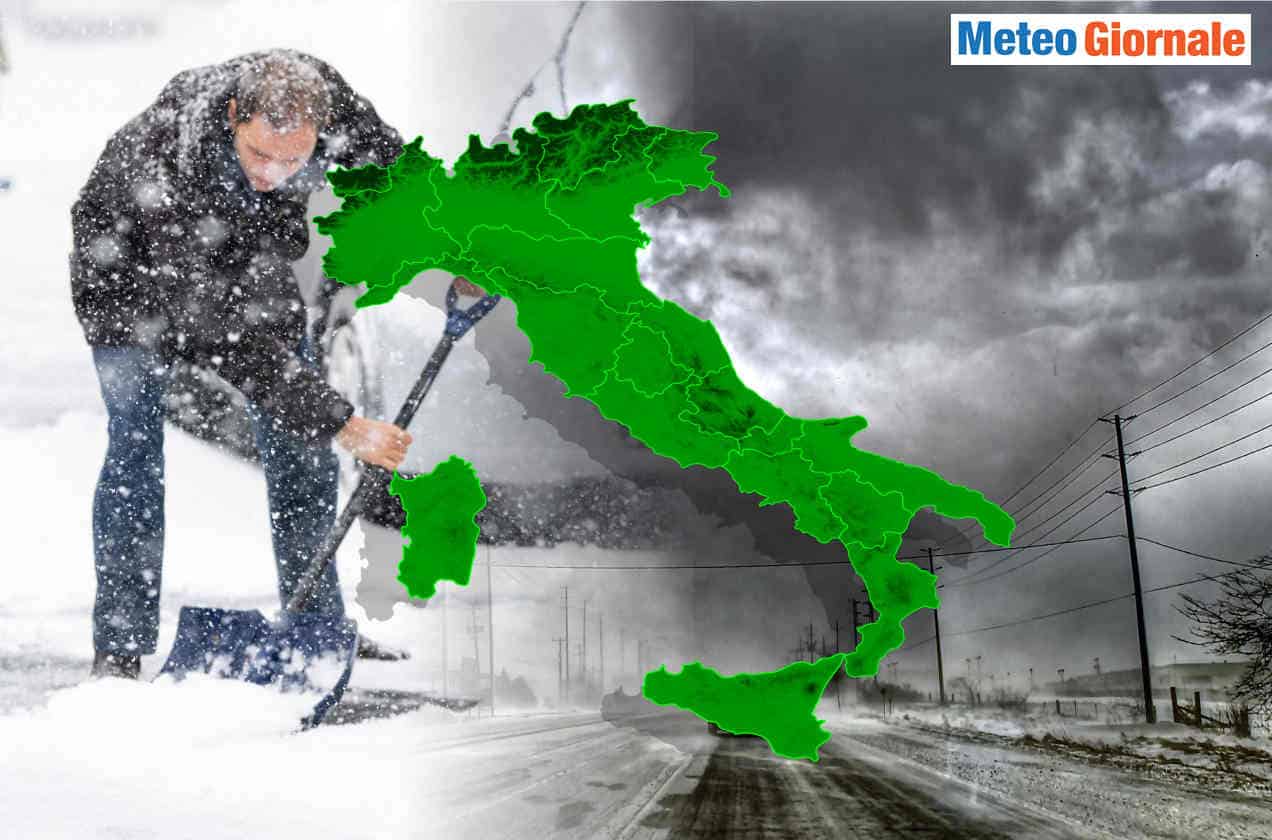 Meteo Week End, altra neve forte al Nord Italia e non solo