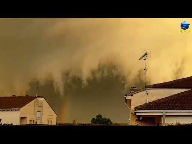 Tempesta mediterranea genera temporali furiosi fin sino le Baleari. Video meteo