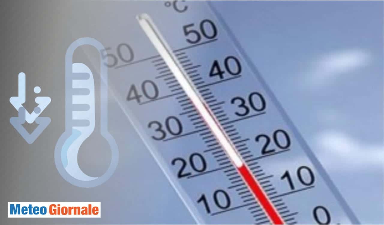 Stop CALDO ANOMALO. Imminente crollo temperature: ecco quanti gradi in meno