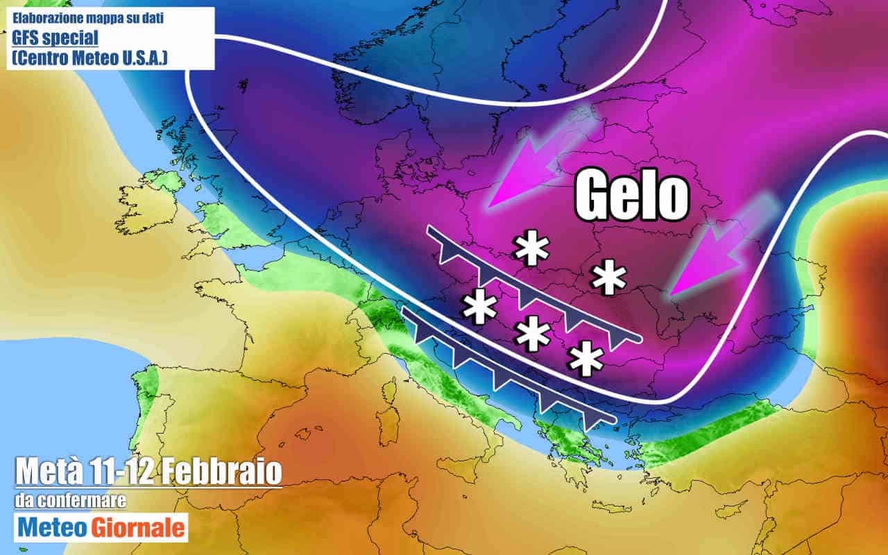 Centri Meteo internazionali ora confermano, Forte Gelo e ne coste a portata di mano