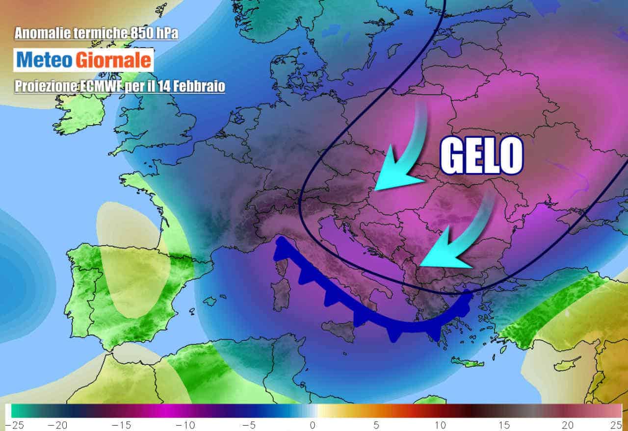 Dal caldo al vero Gelo dalla Siberia. Fantasia? No, l’inverno non è affatto finito