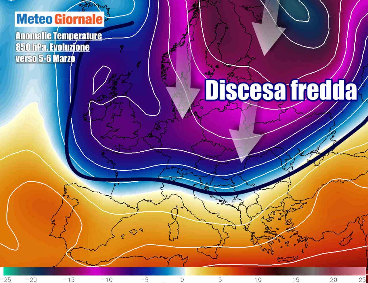Meteo Marzo: imponente Fredda. Rischiamo colpo di coda dell’Inverno