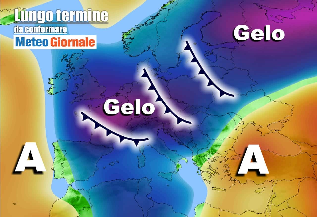Meteo Italia al 18 febbraio, BRUTTO con rischio ondata di GELO
