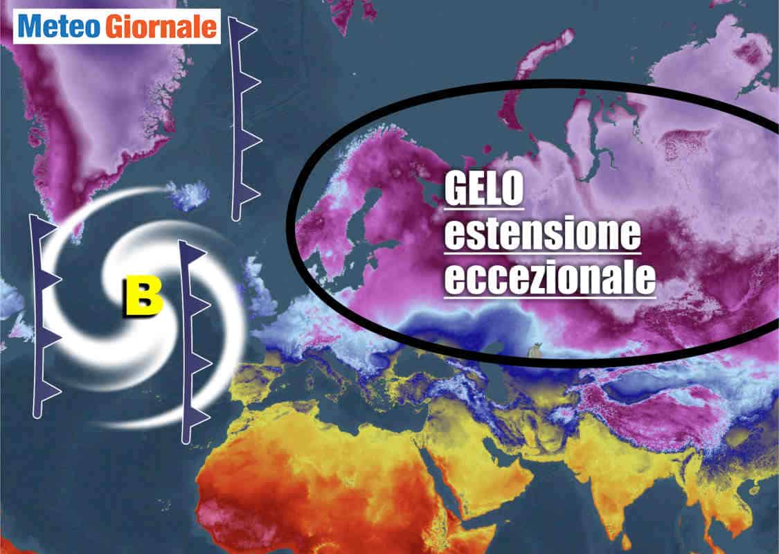 Meteo estremo, tra Atlantico e Gelo della Siberia: è battaglia epocale