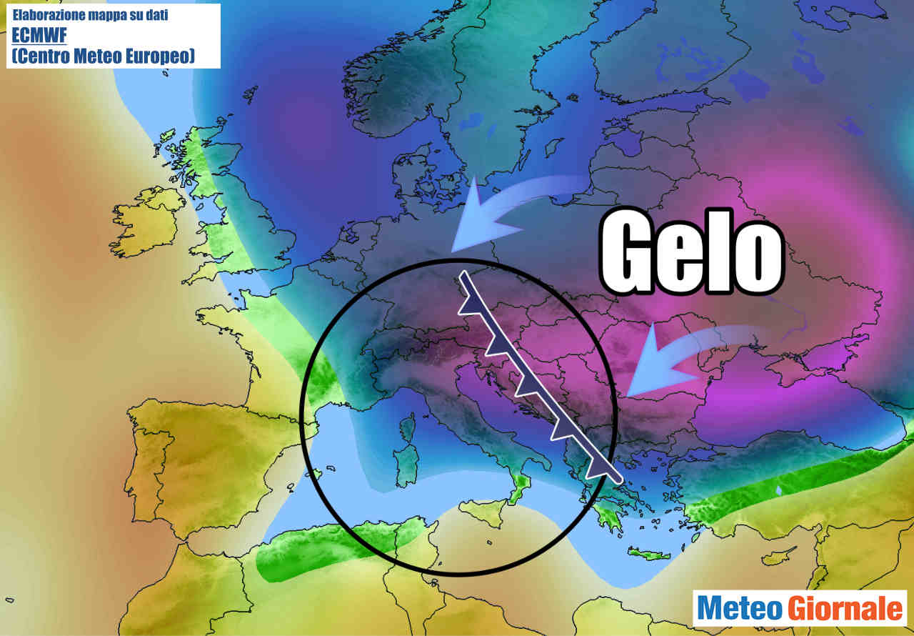 Meteo: la via del Gelo dirompente per l'Italia