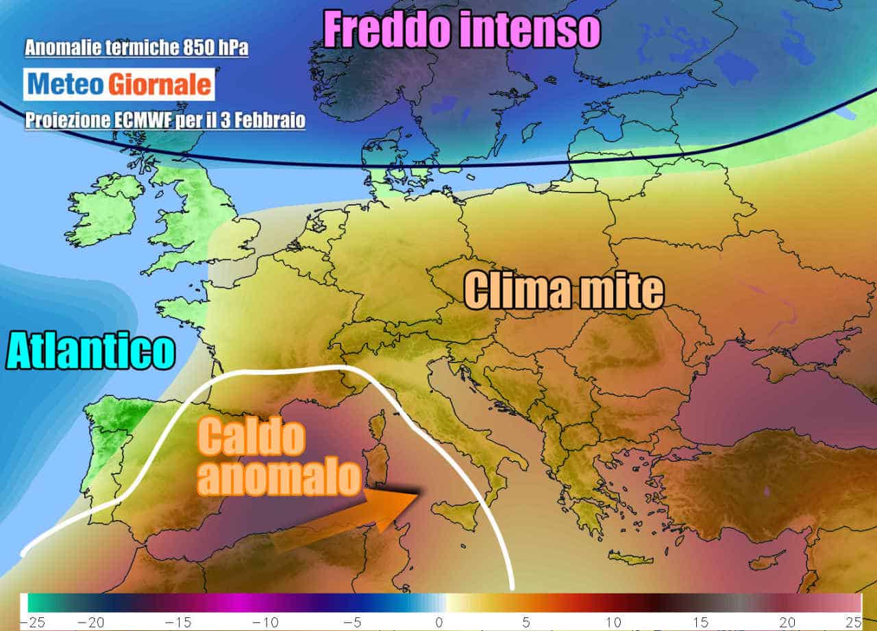 METEO Italia. Ultime piogge, arriva l’anticiclone. Stop inverno per quanto?