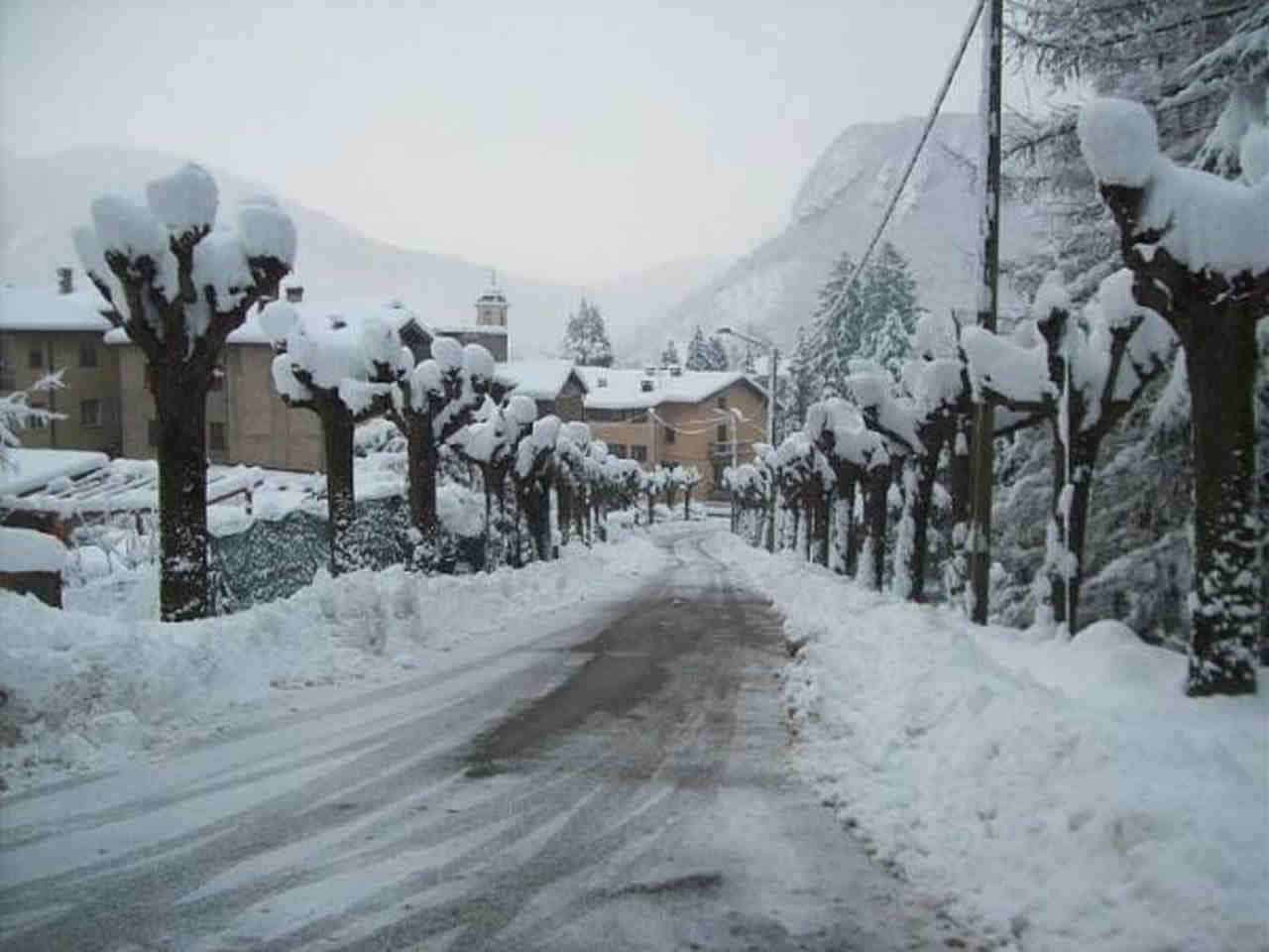Fine febbraio 2013 una delle ultime grandi nevicate sul Nord Italia