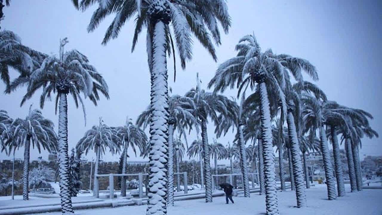 Vortice Polare impazzito, gelo e neve anche Messico
