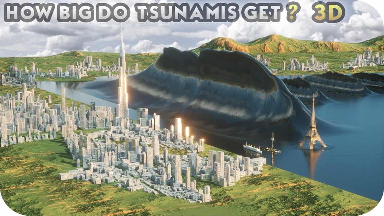 Tsunami da oltre 500 metri in tempi moderni. Video