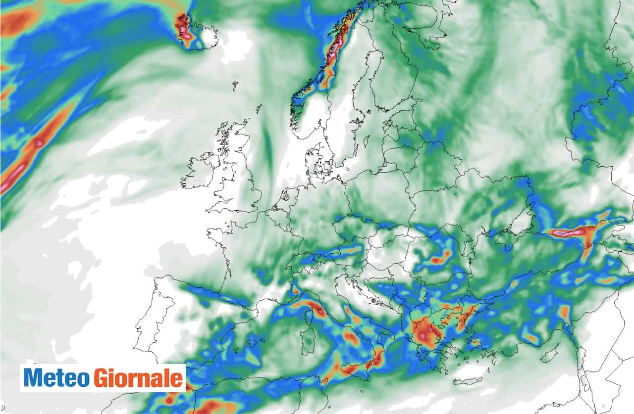 Meteo weekend a rischio violento maltempo: colpa del freddo