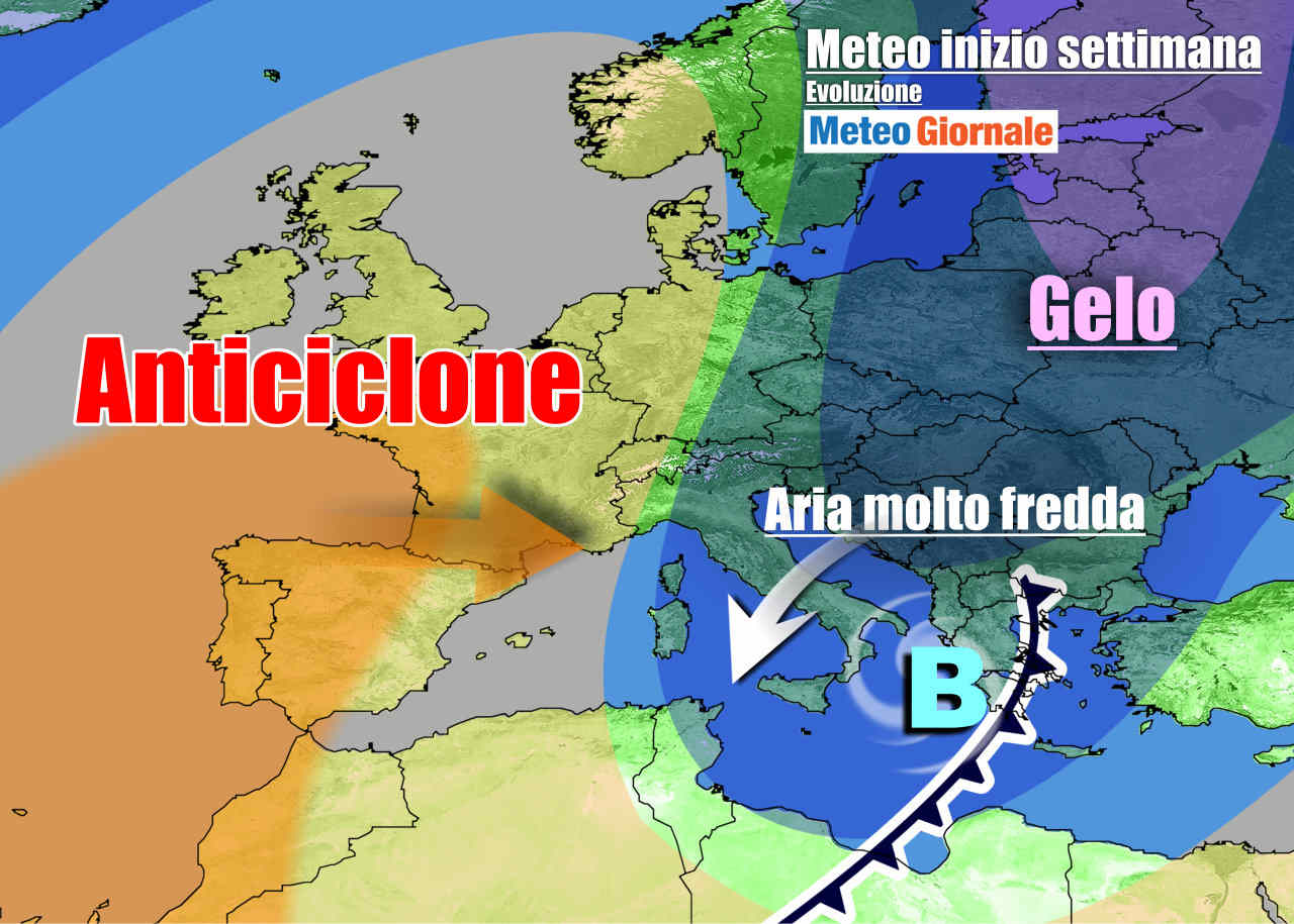 METEO Italia. Pieno inverno con gelo tardivo e neve, ma novità in vista meteogiornale 7 g 18 - METEO Italia. Pieno inverno con gelo tardivo e neve, ma novità in vista