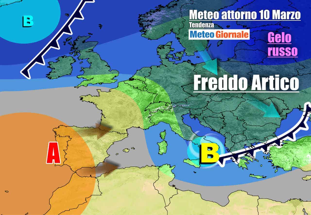 METEO Italia. Pioggia e neve, ma anticiclone in rimonta da metà settimana