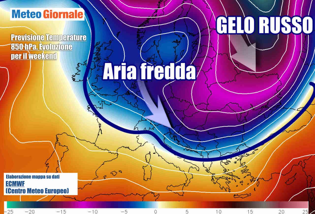 Stravolgimento meteo, fine settimana, colpo di coda dell'Inverno. Neve in varie località
