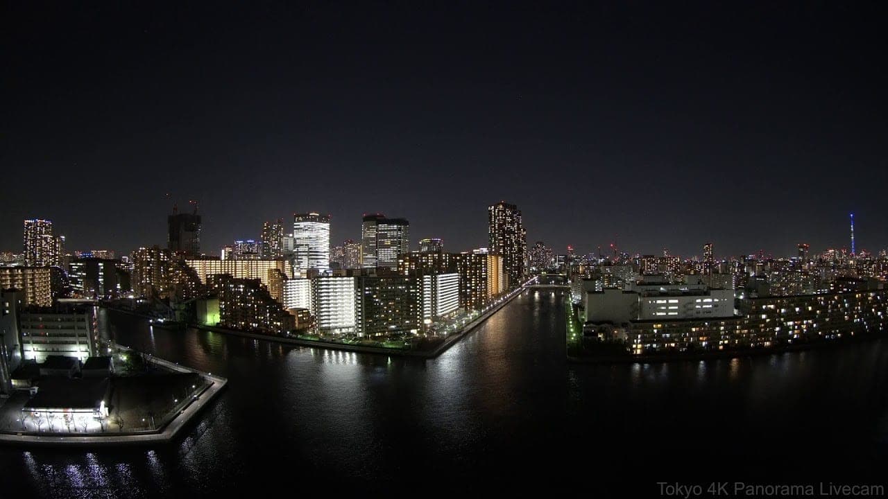 Tokyo, diretta in 4k. Una delle più belle viste della città