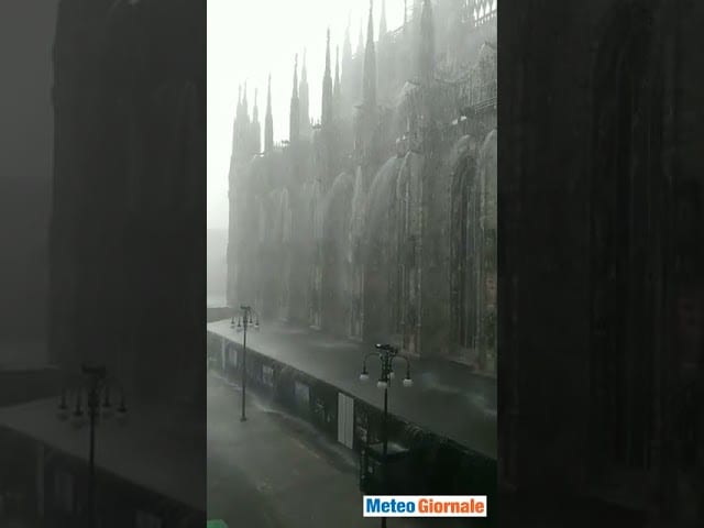Bombe d'acqua in aumento per i prossimi mesi in Italia. Video meteo
