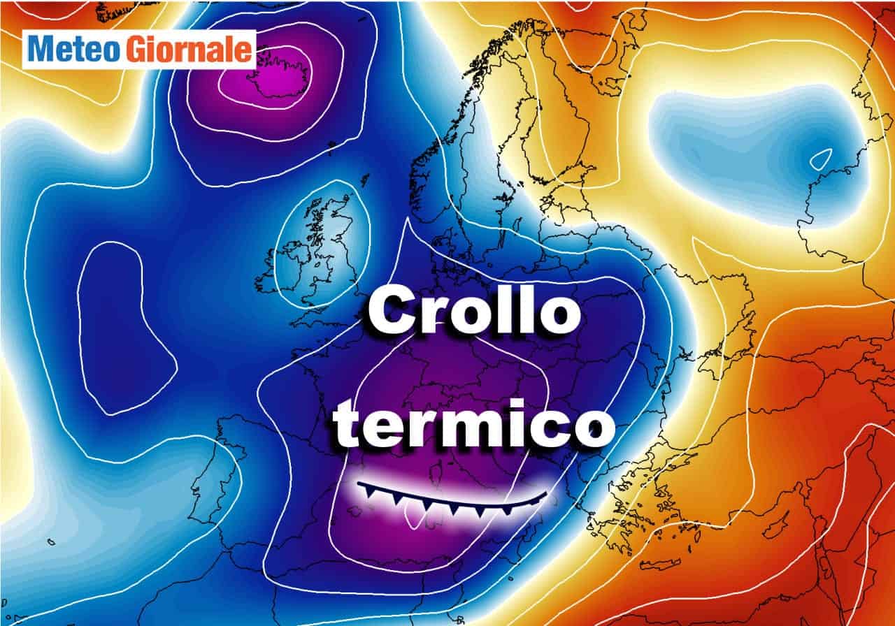 Meteo dopo Pasqua con un crollo delle temperature, quasi Inverno