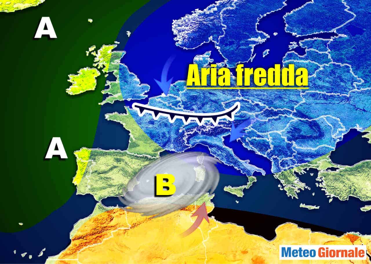 Contrasti meteo esplosivi, il RISCHIO di TEMPESTE è concreto
