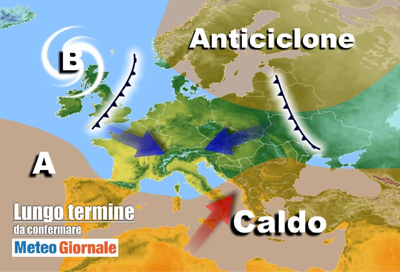 Meteo Italia al 22 aprile con varie ondate di maltempo