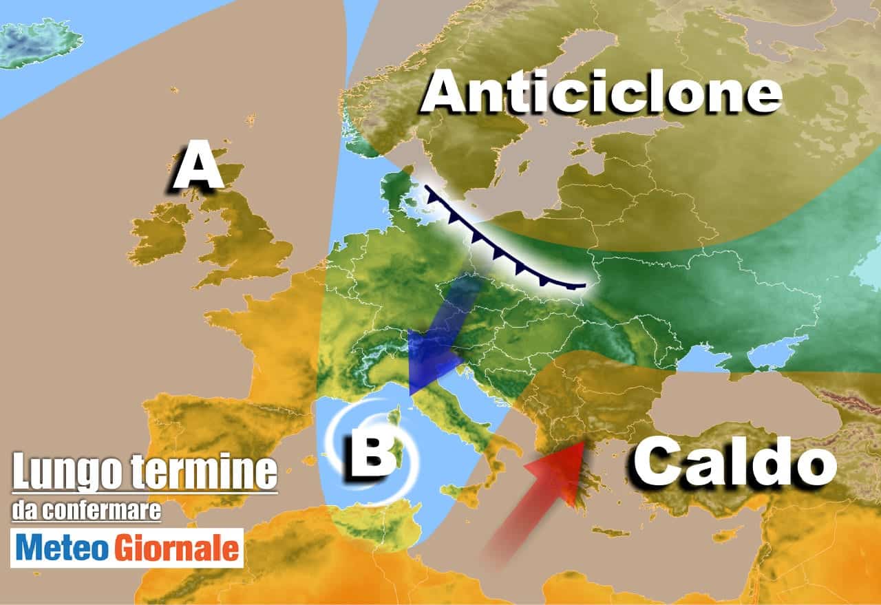 Meteo Italia al 26 aprile, lunga fase FREDDA e perturbata