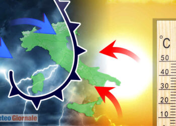 meteo maggio con bufere e caldo