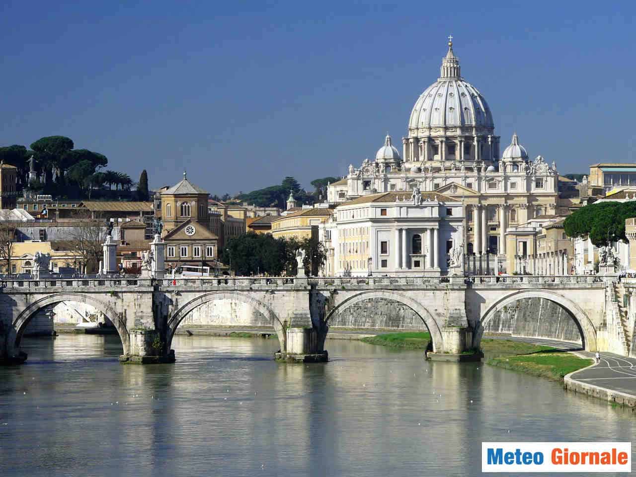 Meteo Roma, peggiora nel fine settimana