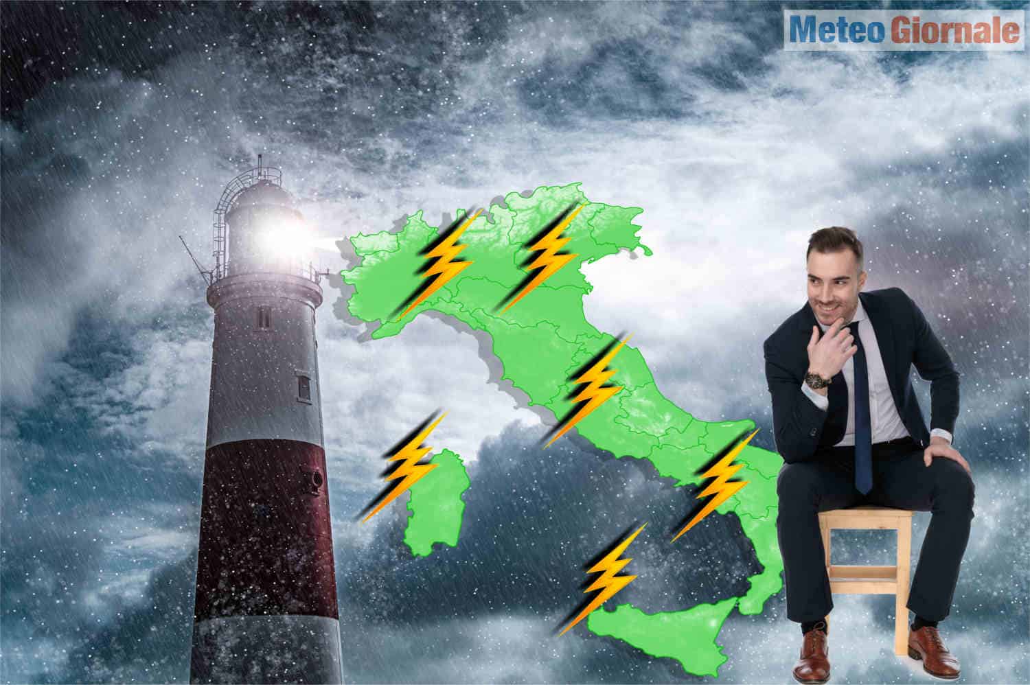 Meteo con temporali violenti, siamo nel pieno della Primavera