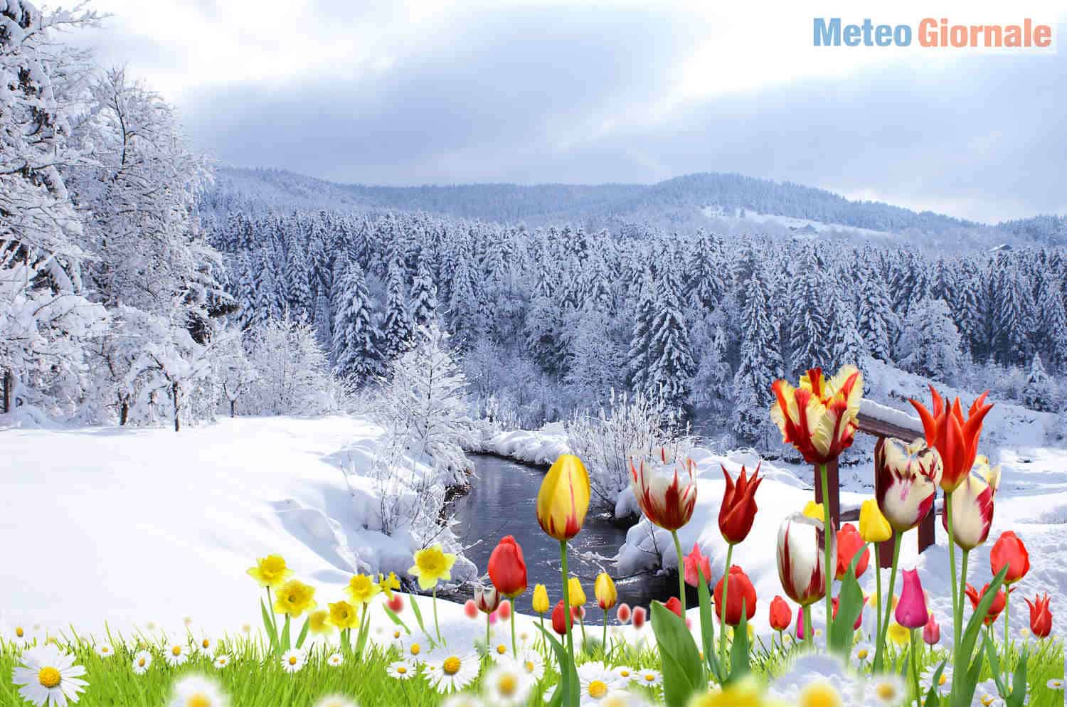 Aprile, Primavera svanisce con meteo d'Inverno tardivo