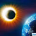 Fotocomposizione Sole e Terra.