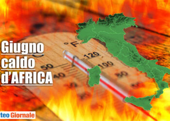 meteo giugno caldo africano
