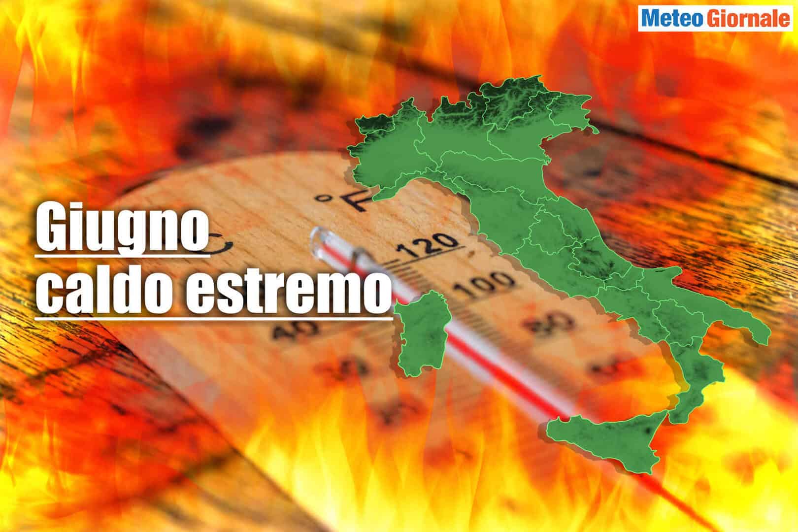 Meteo Giugno 2021: ondate di caldo a oltre i 40 gradi