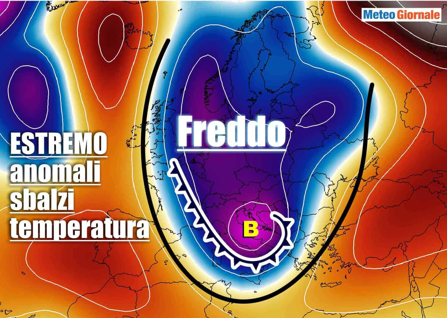 Potenziale crisi di Freddo e Maltempo verso fine Maggio: è Meteo Estremo