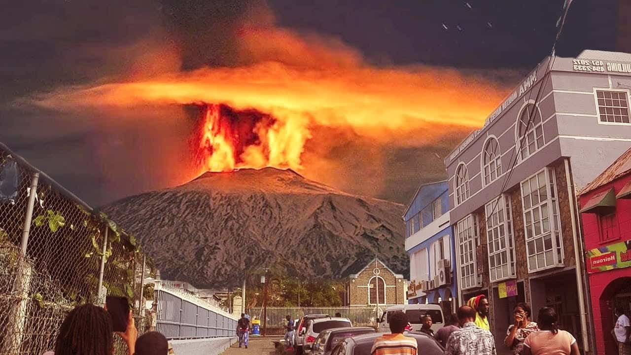 Breve video che mostra le maggiori eruzioni vulcaniche di questo strano 2021
