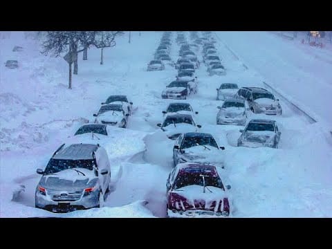 Eccezionale gelo e neve negli Stati Uniti