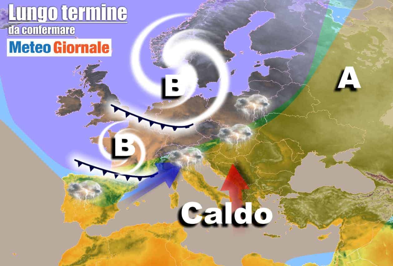 Meteo Italia al 5 giugno: CALDO, ma anche rischio MALTEMPO