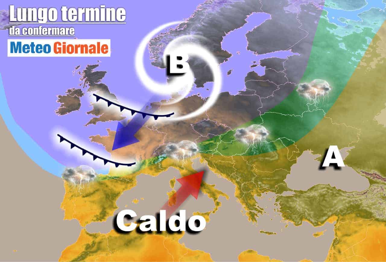 Meteo Italia al 9 giugno: SOLE e via via più CALDO